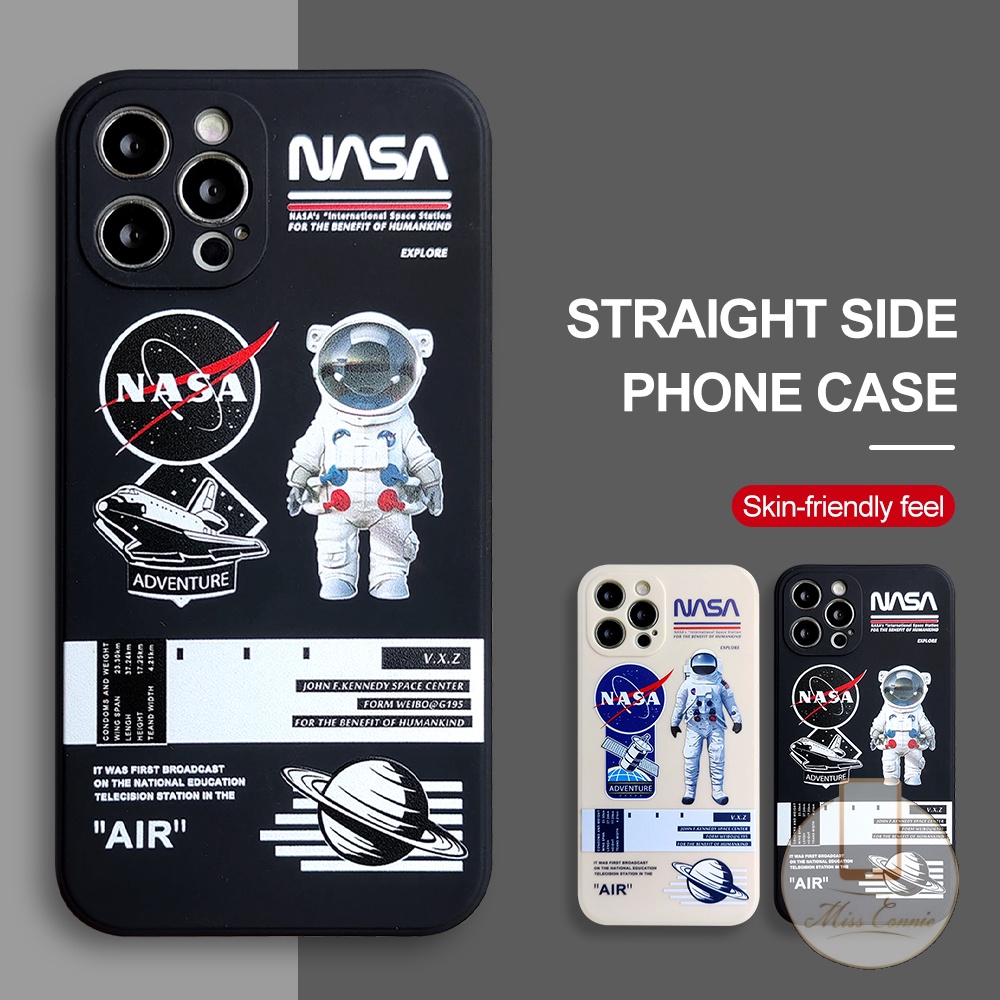 Soft Case Tpu Motif NASA Untuk iPhone 7 8 6 6s Plus 11 XR X XS Max 13 12 Pro Max SE 2020