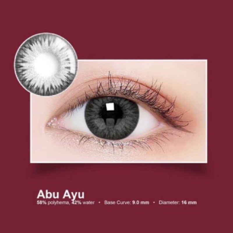 Softlens X2 MAC BIGEYES 16mm | Normal &amp; Minus 0.50 - 3.00 + FREE LENSCASE - KASIMURA