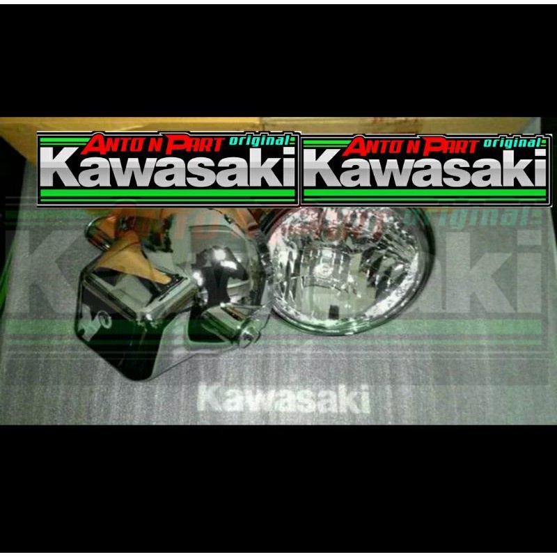 Lampu dan batok bulat ninja R lama original kawasaki