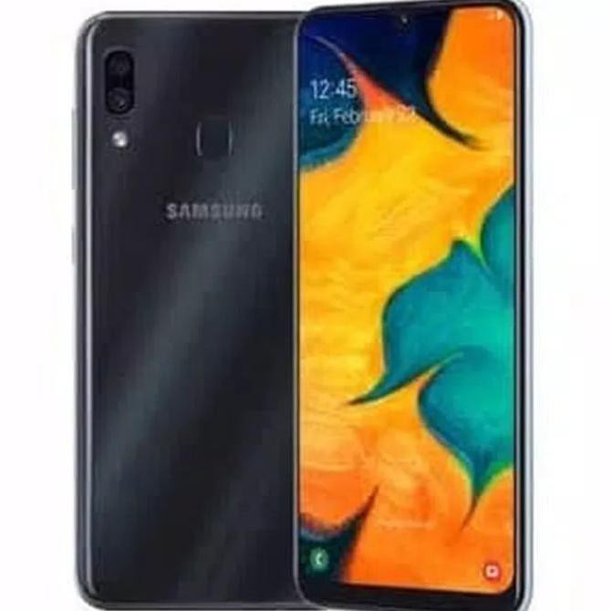 [[BISA COD]] hp Samsung Galaxy A30 new ram 4Gb-internal 64Gb Garansi resmi sein - Hitam NEW Kode