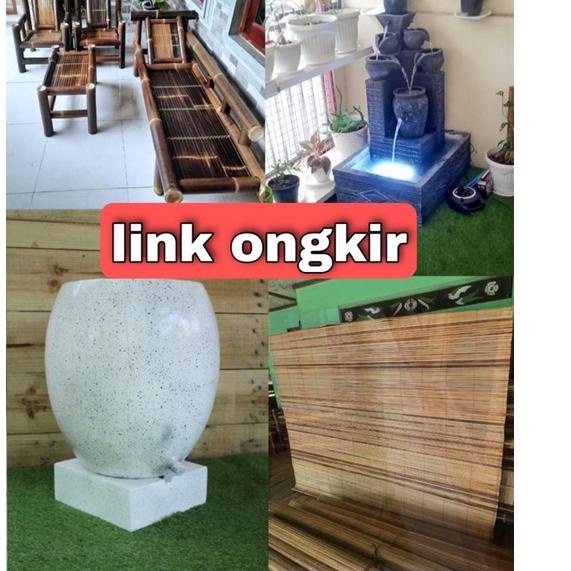 

code 9f9Et-- link ongkir (taman cemara) kursi, air mancur, bak mandi dll