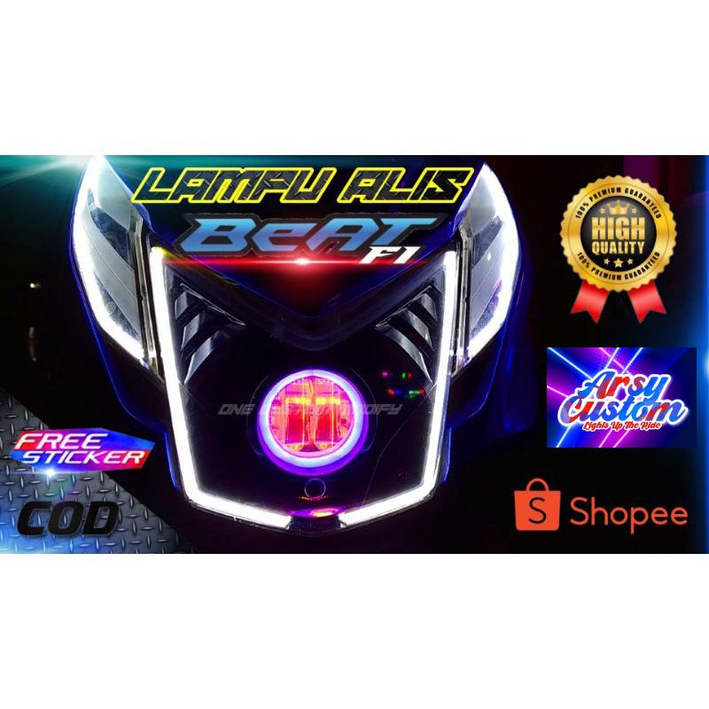 LAMPU ALIS BEAT FI LAMPU ASLI DRL VARIASI