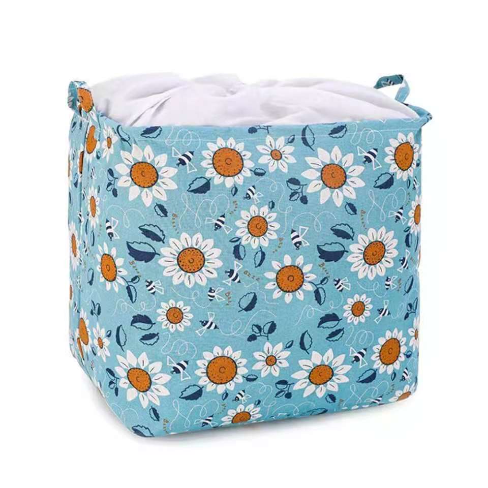 Clothing Storage Basket Jumbo / Tempat Penyimpan Pakaian Selimut Mainan Dengan Kantung Serut