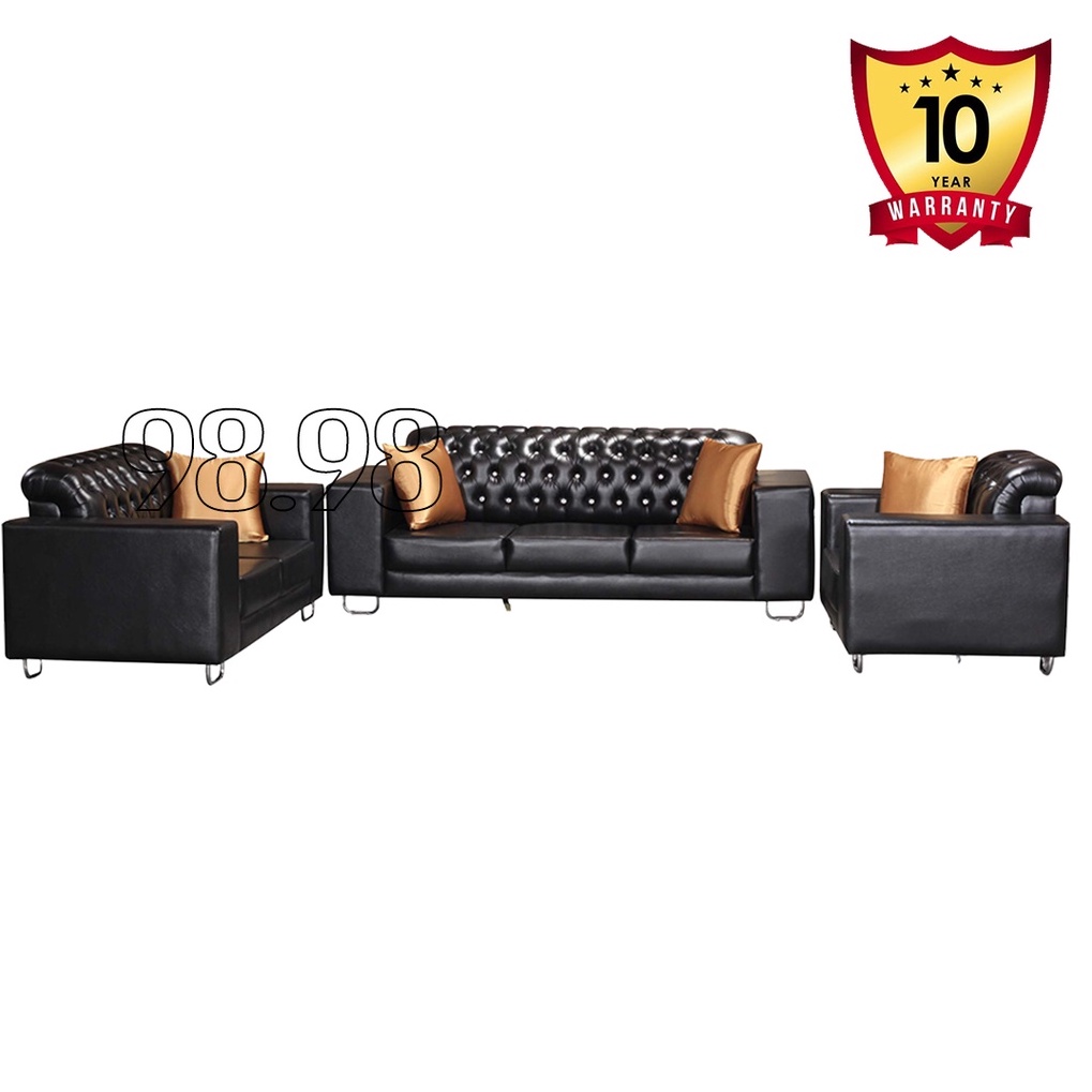 Sofa Tamu 321 tipe Lexus - Sofa Tamu Kulit - Sofa Tamu Minimalis Fullset - Medan