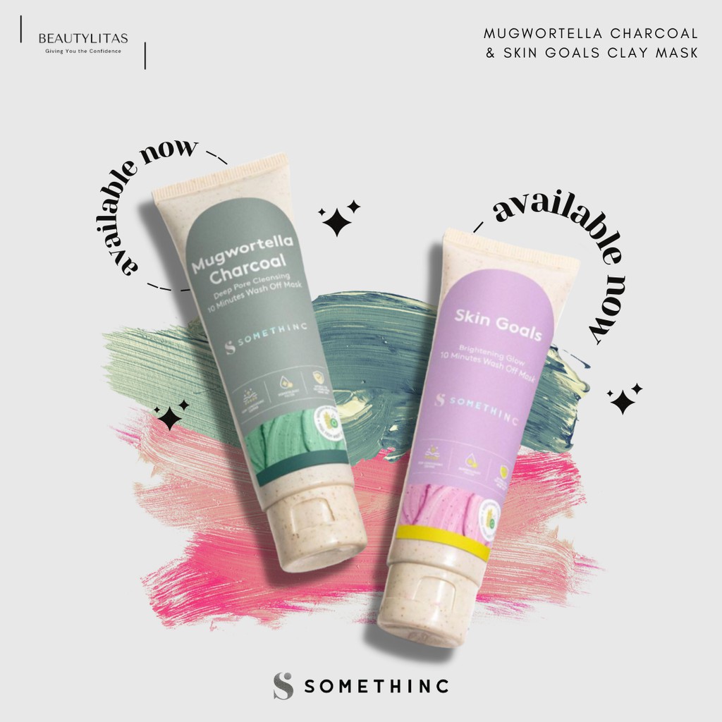 [READY] SOMETHINC Mugwortella Charcoal Deep Pore Cleansing 10 Minutes Wash Off Mask