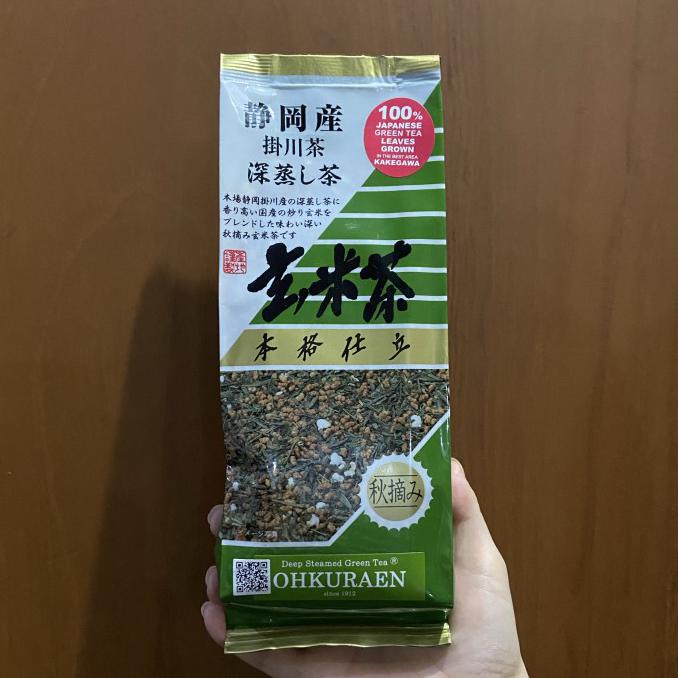 

[[BISA COD]] Ohkuraen genmaicha teh hijau jepang 200 gr SPECIAL Kode 921