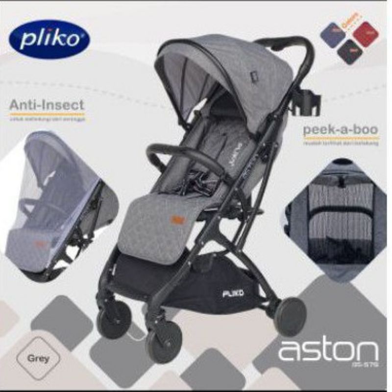 STROLLER BAYI PLIKO JAZZ 590 ASTON 570 I KERETA DORONG | STROLLER BABY CABIN SIZE