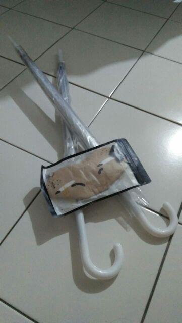 Payung Tongkat Transparan Bening Nagoya