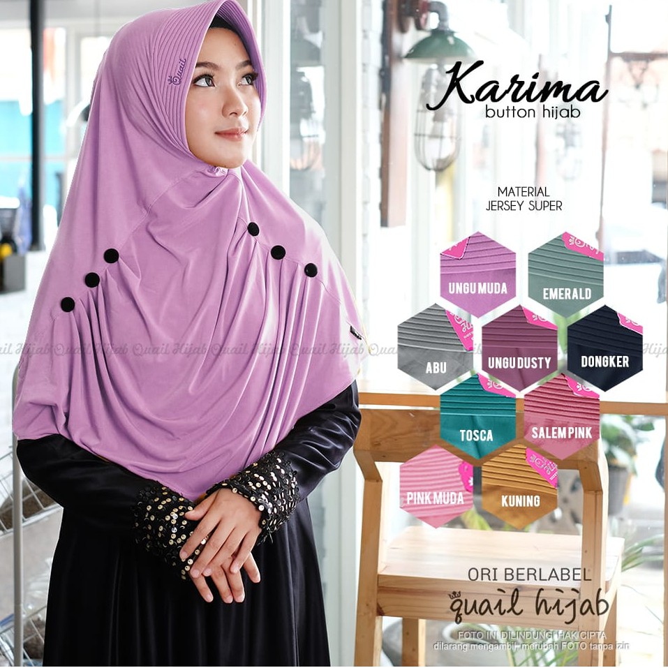 KARIMA BUTTON HIJAB