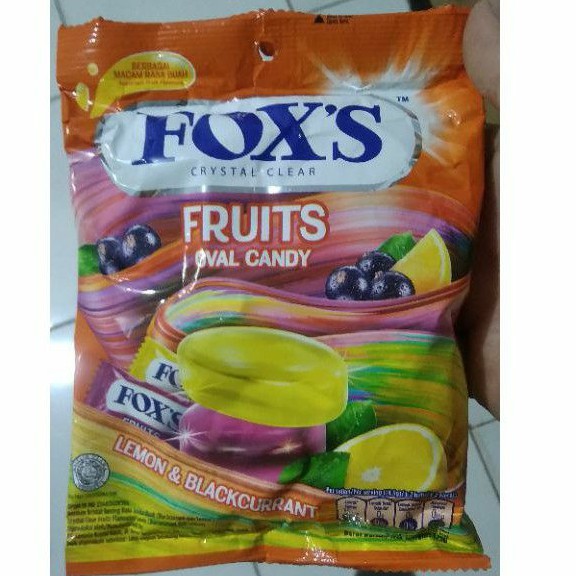 

FOX'S Fruit oval candy 125 g isi 50 pcs