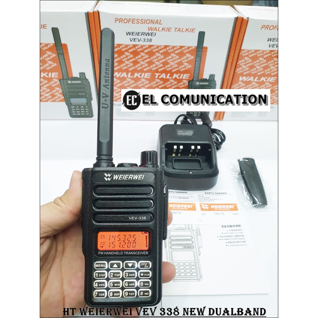 HT WEIERWEI VEV-338 VHF VEV338 - HT WEIRWEI VEV 338 VHF NEW RESMI ORI
