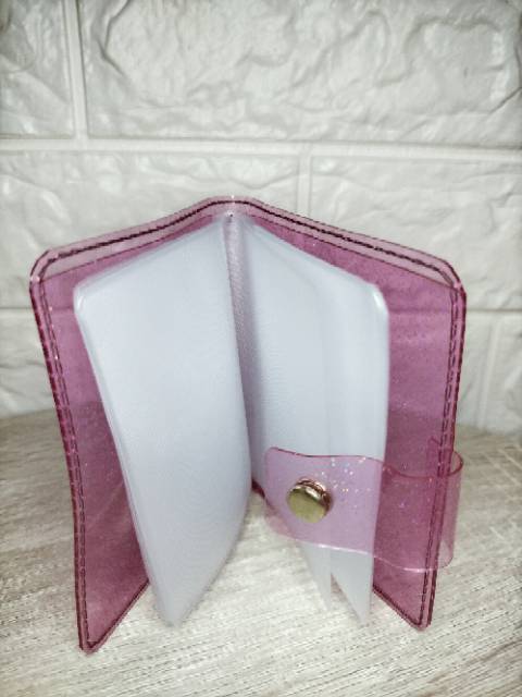 Dompet Kartu Transparan Dompet Kartu Kancing Dompet Lucu Dompet Unik