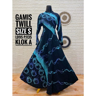 gamis twill ori size S