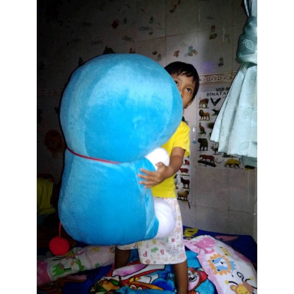 SNI ! Boneka Doraemon Jumbo 80cm Besar Big kado pacar anak perempuan teman laki pria wanita    gemes import ori premium original JUMBO BESAR MINI KECIL  everly.id everlyid gemoy lucu