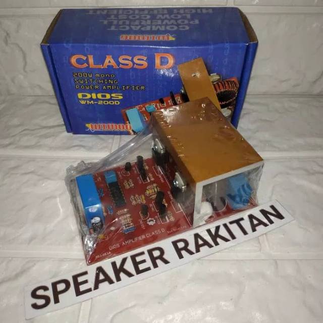 Kit Power Amplifier Mono Class D 200Watt DIOS WM-200D