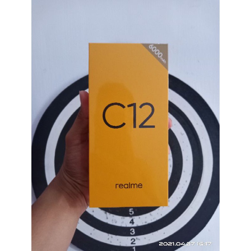 realme C12 3/32GB 6000mAh Helio G35 HP Smartphone Garansi Resmi
