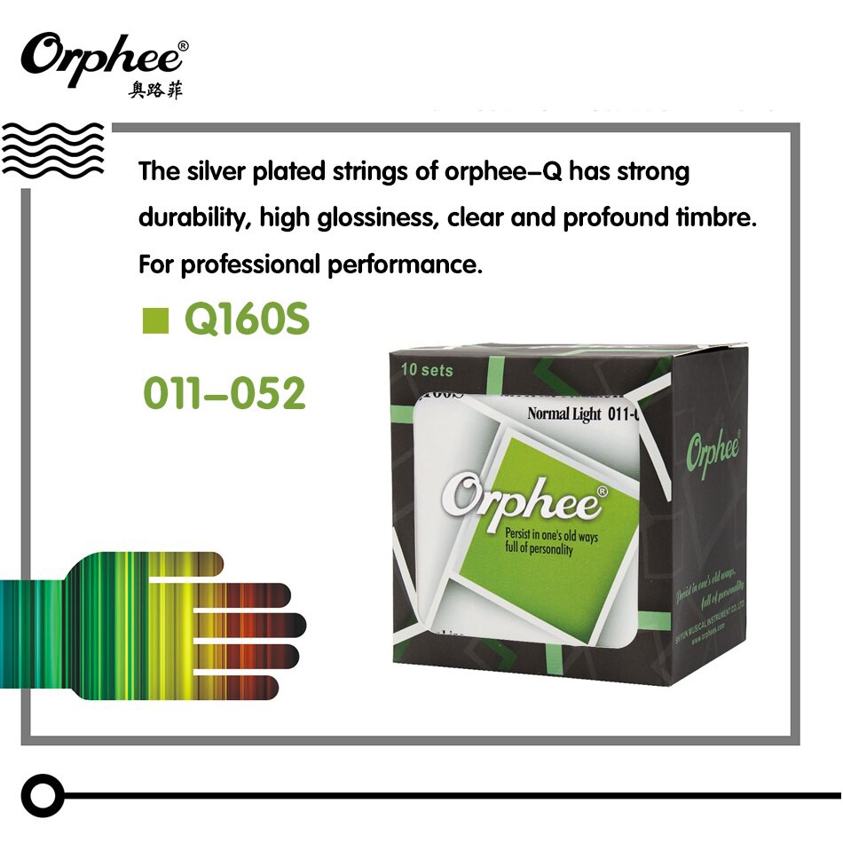 Orphee Q160S 11-52 Senar Gitar Akustik String Silver Plated