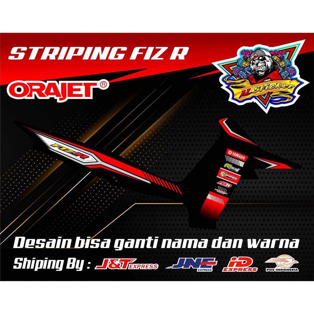 Striping Fiz R Custom Road Race Model Terbaru
