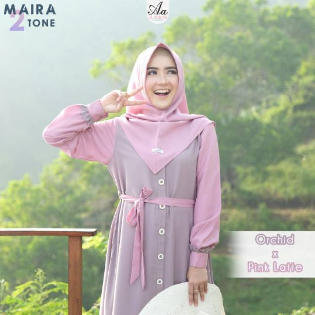 Maira 2 tone by aden hijab