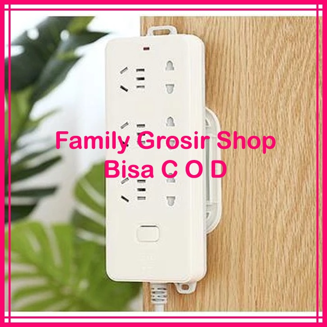 Gantungan Tempel Socket 1 pasang Male Female untuk alat listrik, hiasan dinding dll