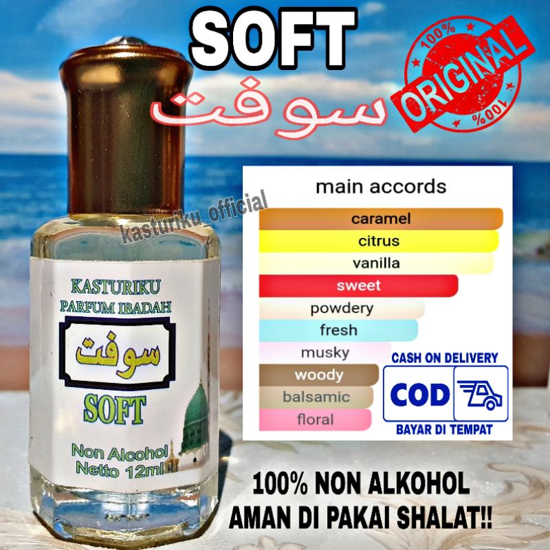 Parfum Soft Original 12ML Non Alkohol