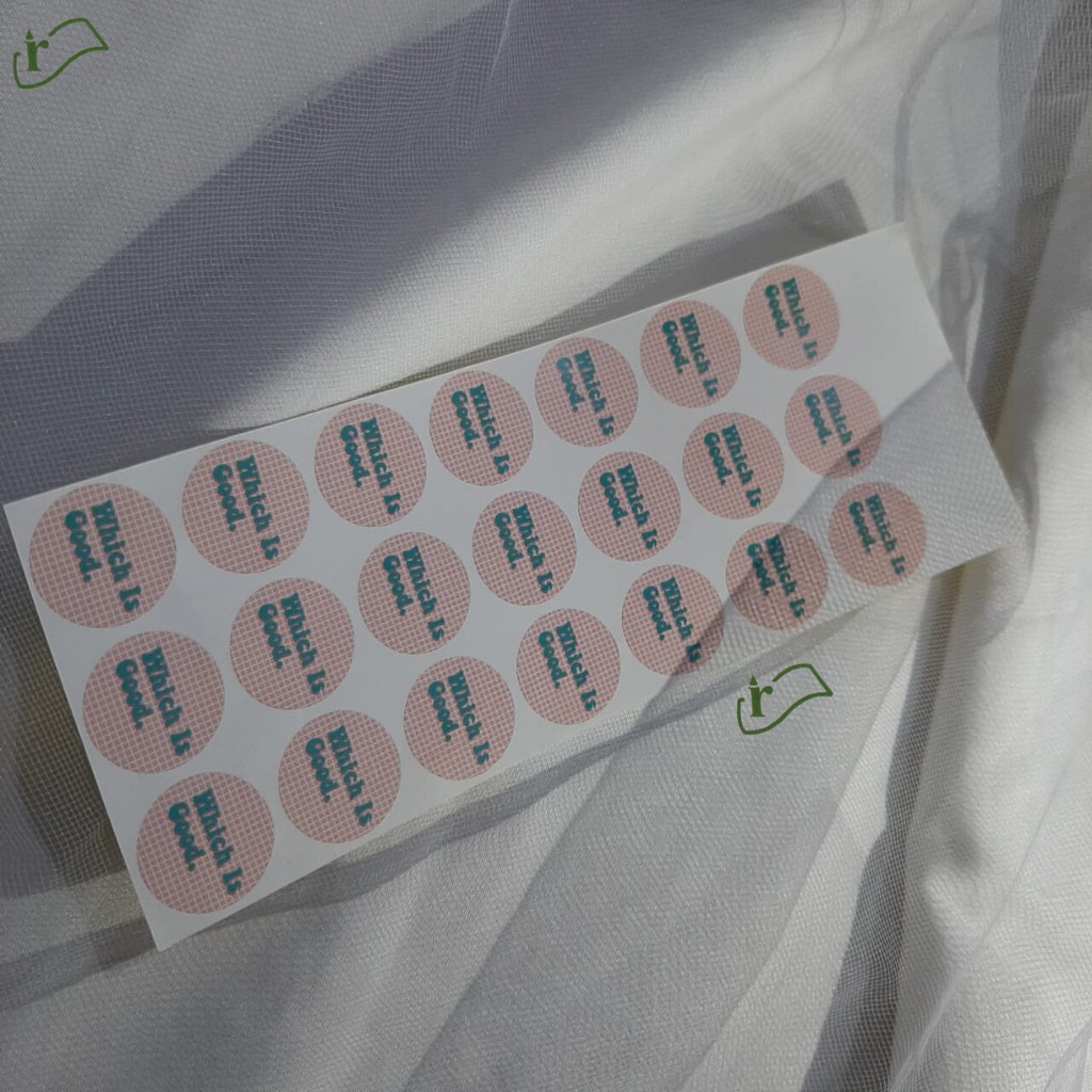 

Cetak Sticker label makanan/ label produk lainnya | Cetak Sticker kromo A3