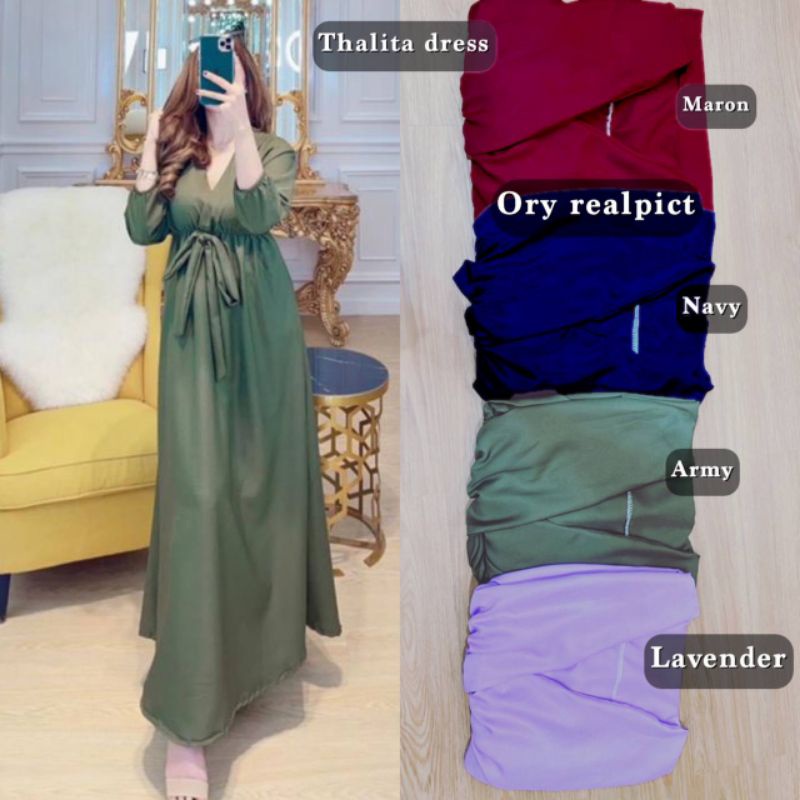 THALITA DRESS BEST SELLER DRESS KEKINIAN VIRAL TERLARIS