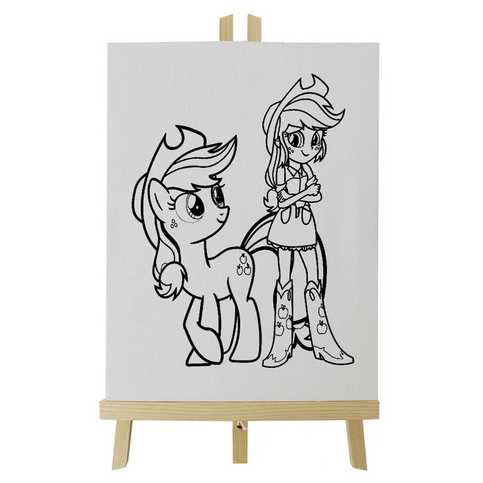 Kanvas Gambar My Little Pony Equestria Girls Online 30x40 Cm Mel1153 Mewarnai Coloring Shopee Indonesia