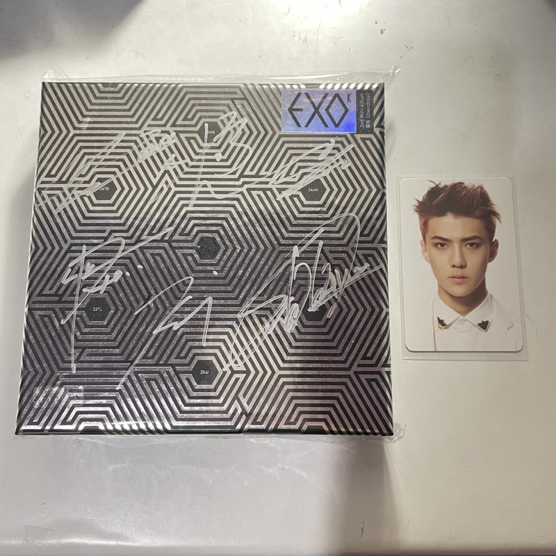 ALBUM EXO SIGNED OVERDOSE KOR VER PC SEHUN FULLSET