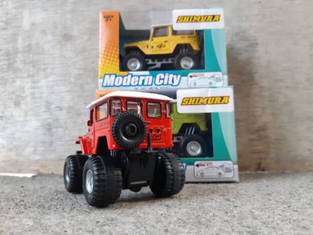 Diecast Mobil Jeep Offroad - Miniatur Car Off Road Antik Koleksi Unik