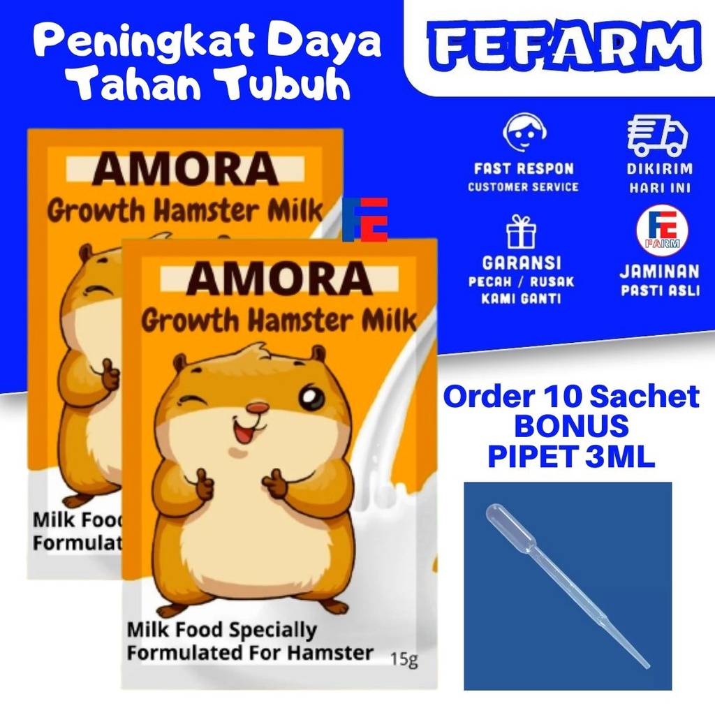 Susu Formula Khusus Hamster Amora FEFARM