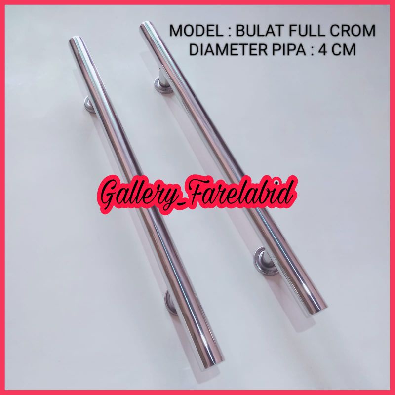 Handle Pintu Rumah 1 Meter Gagang Tarikan Pintu Kupu Tarung 100 Cm Pegangan Pintu Minimalis 80 Cm