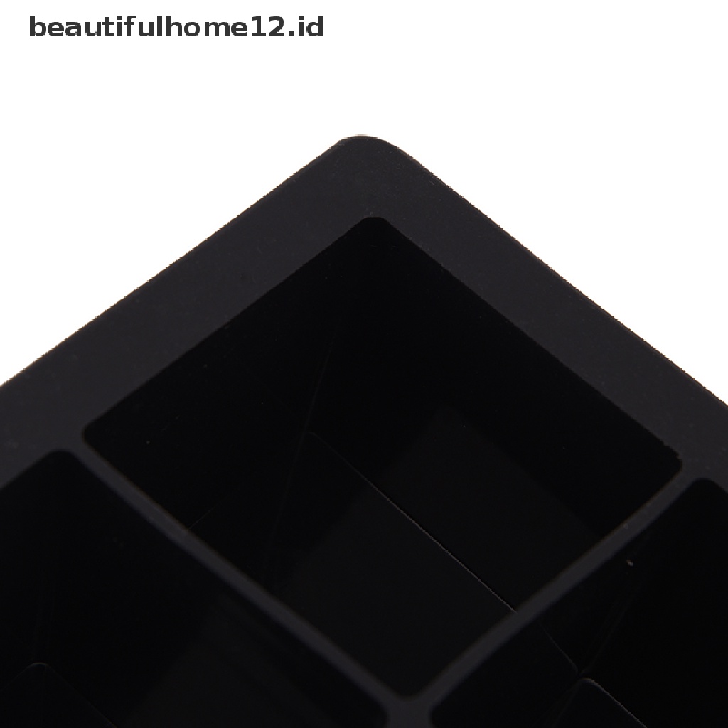 【beautifulhome12.id】 Giant Silicone Ice Cube Square Jumbo King Size Big Black Mould Large Mold Tray .