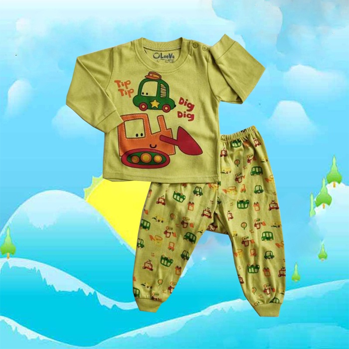 READY 6-12M BAJU TIDUR BAYI LAKI LAKI COWOK BRANDED IMPORT SETELAN BAJU TIDUR BAYI SETELAN BAJU TIDU