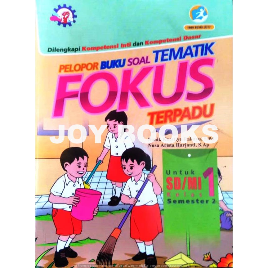 BUKU FOKUS TEMATIK SD KELAS 1 2 3 4 5 6 KURIKULUM 2013 EDISI REVISI / BUKU LKS / KUMPULAN SOAL