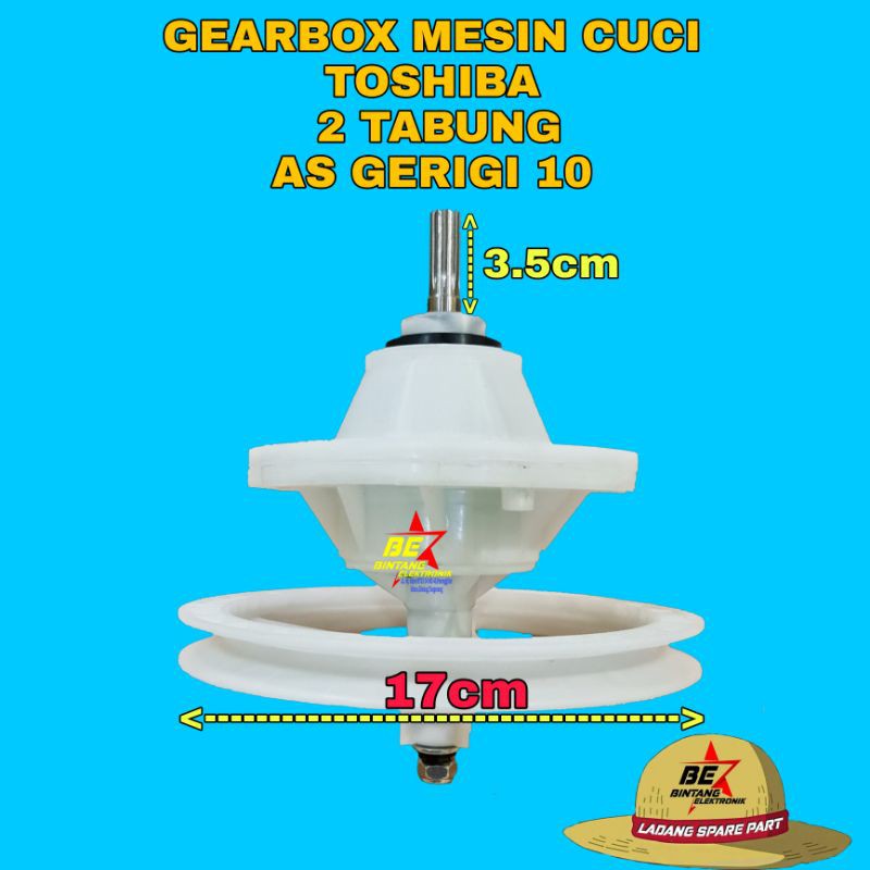 Gearbox Mesin cuci Toshiba 2 Tabung Gear box Tosiba girbok Gear Bok Thosiba