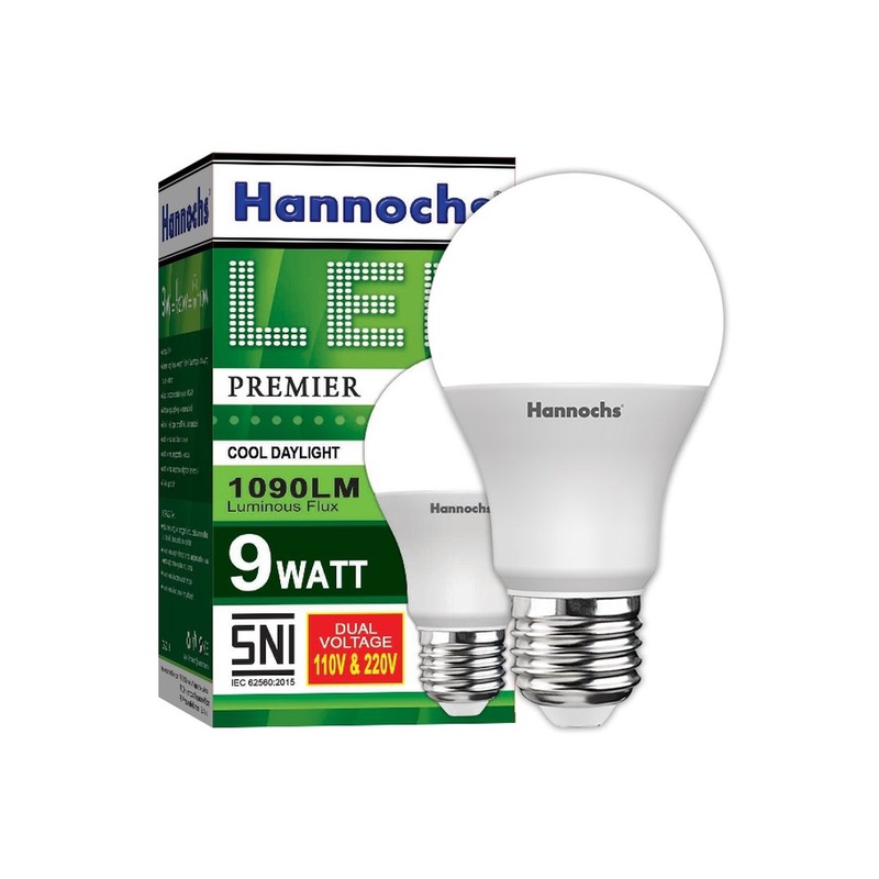 Bola Lampu Led Hannochs Premier 9Watt Bohlam Hannochs Led Premier 9W