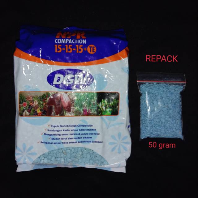 Pupuk NPK Compaction 15 15 15 TE DGW Kemasan Repack 50 Pupuk NPK Compaction 15 15 15 TE DGW Kemasan Repack 50