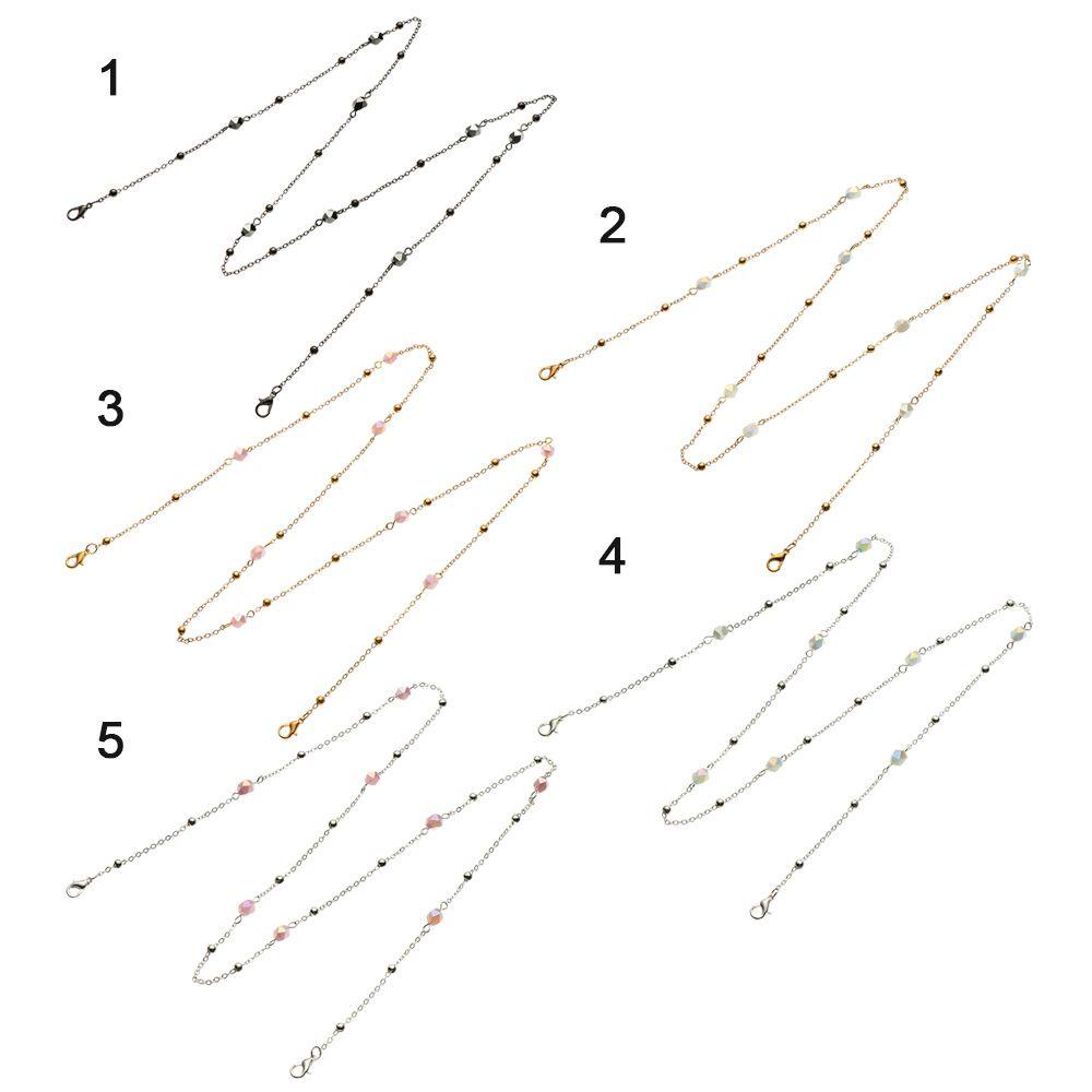 Rantai Kacamata Nanas Aksesoris Kacamata Tali Kacamata Baca Logam Anti Hilang