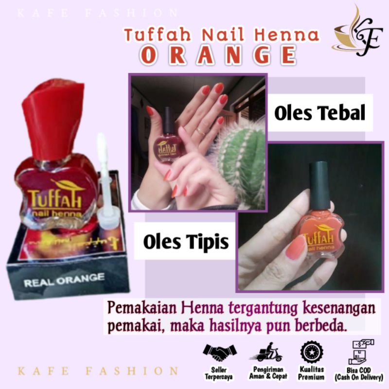 TUFFAH NAIL HENNA KUTEK - Kutek muslimah tuffah 10 ml