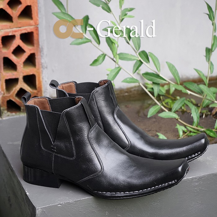 SEPATU PANTOFEL PRIA KULIT ASLI OC-GERALD