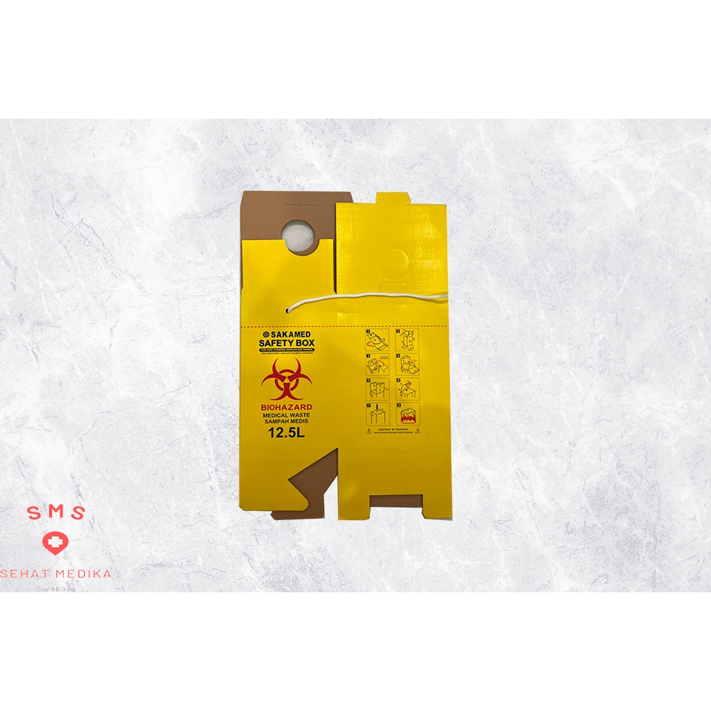 SAFETY BOX MEDIS / SAMPAH MEDIS / SAFETY BOX SAKAMED / MEDICAL WASTE