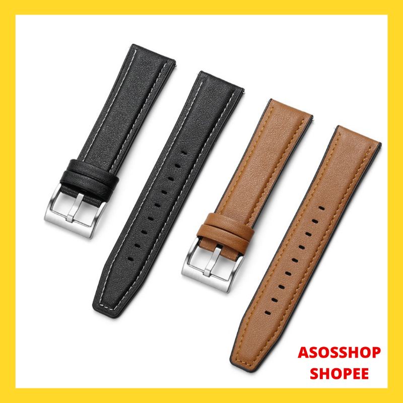 Strap 22mm Leather Kulit Quick Release Original