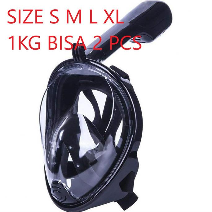 SNORKELING FULL FACE Snorkling DIVING MASK kacamata renang Scuba