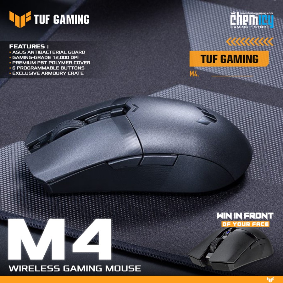 Asus TUF M4 / M-4 Wireless Lightweight Gaming Mouse