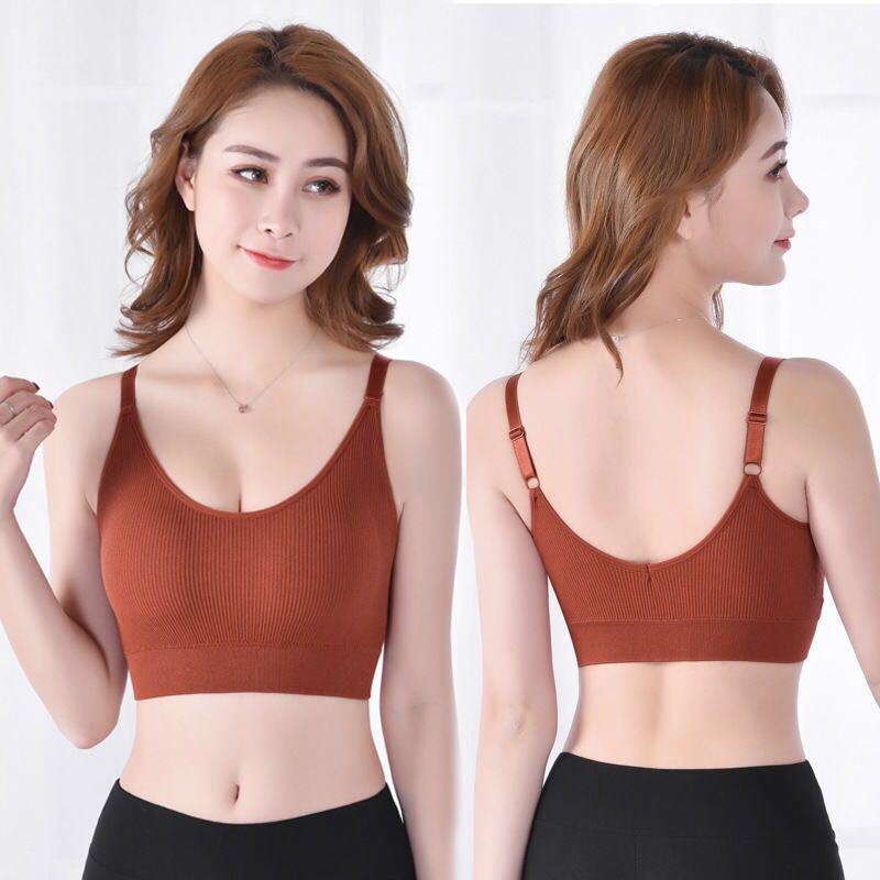 MOO B496 Sport Bra BH Olahraga Pakaian Dalam Wanita Bra bh sport yoga gym lari Wanita cod