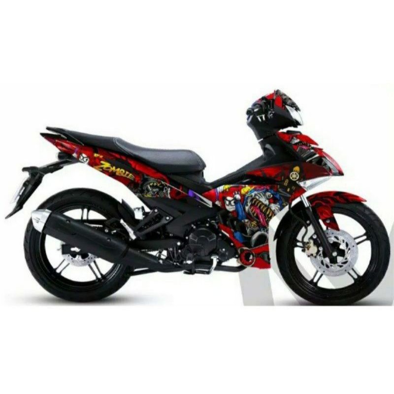 Decal Motor Yamaha Jupiter Mx King 150 Merah zombie