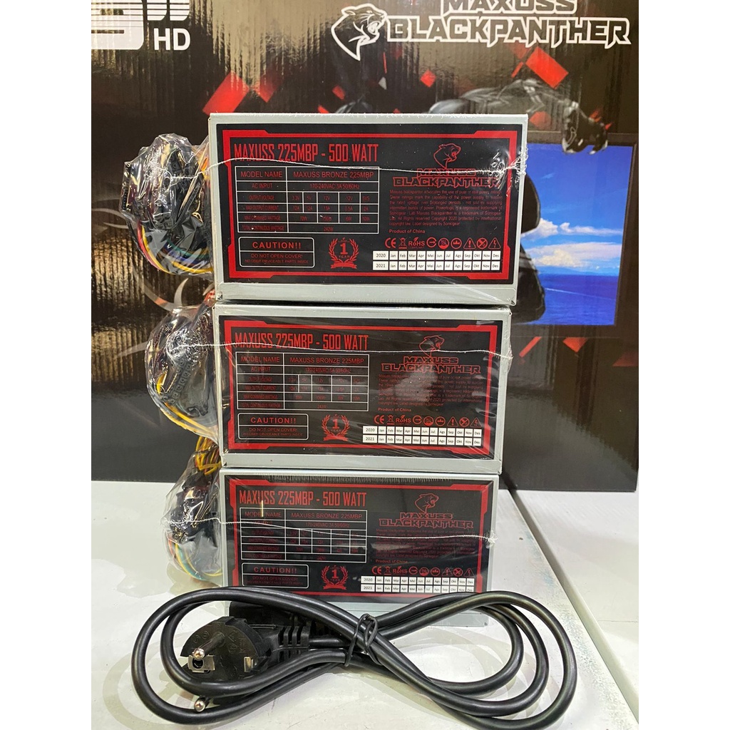 PSU Black Panther 235MBP 500w Power Supply Mantap Jos GAndos