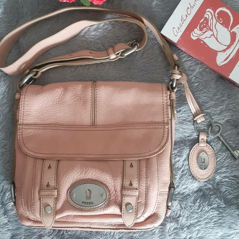Fossil Maddox Flap Dusty Pink Preloved