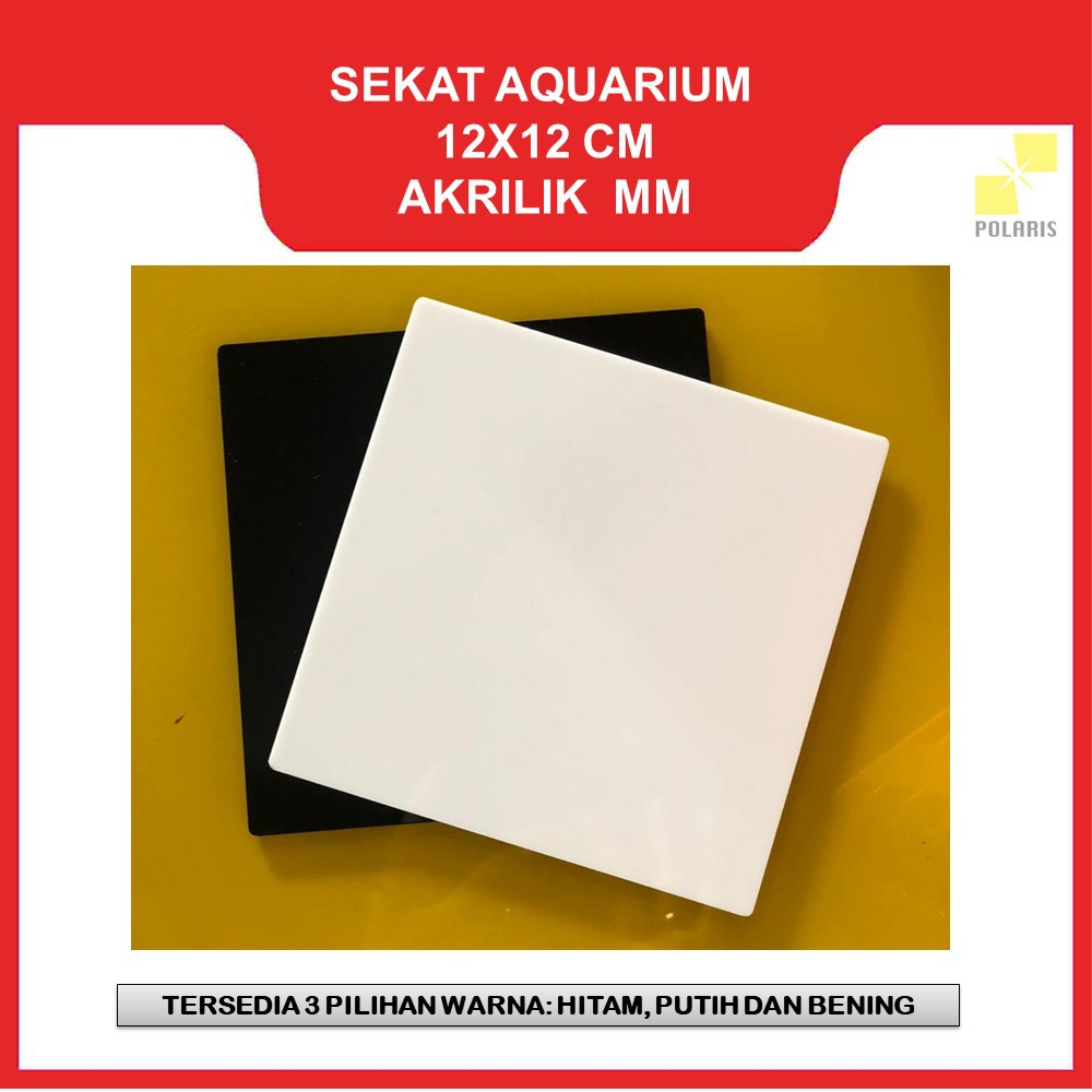 SEKAT AQUARIUM CUPANG/SEKAT SOLITER AKRILIK UKURAN 12X12 CM